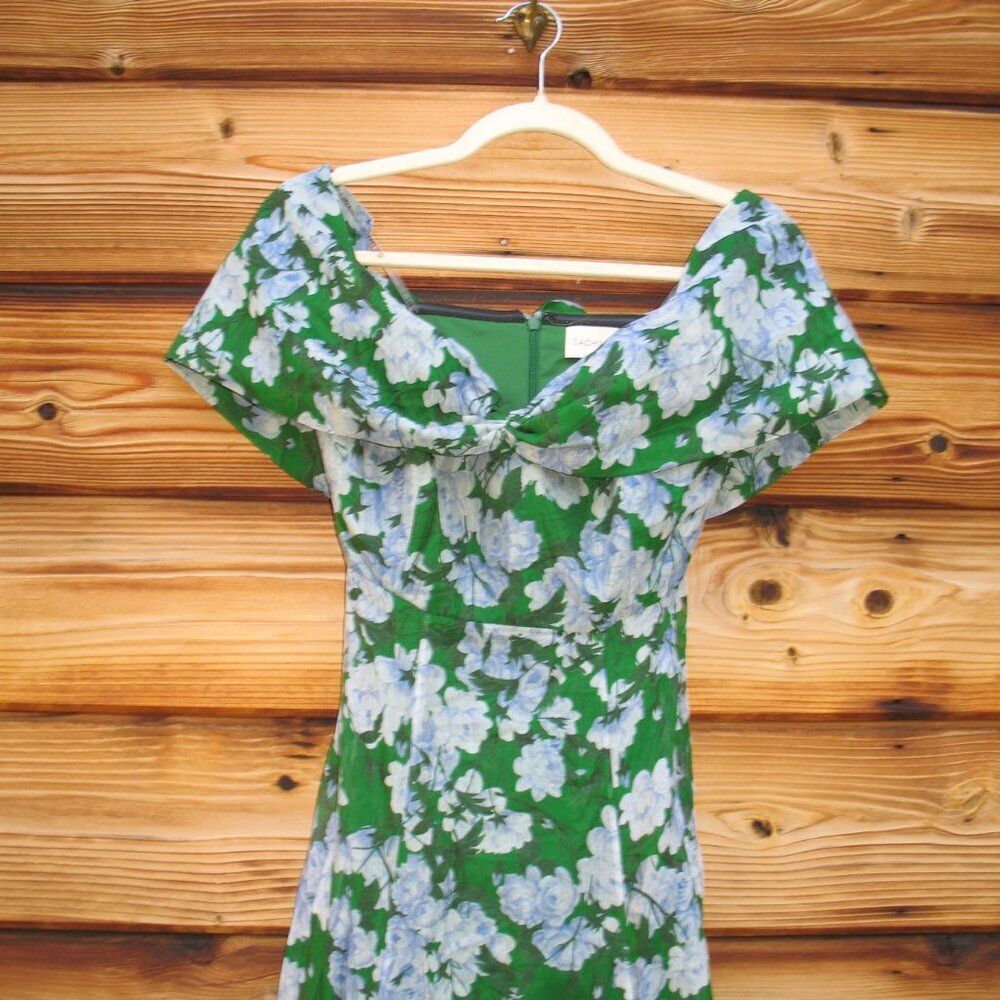 NWT Sachin + Babi Kennedy Gown in Kelly Green Size 4 - Picture 8 of 13